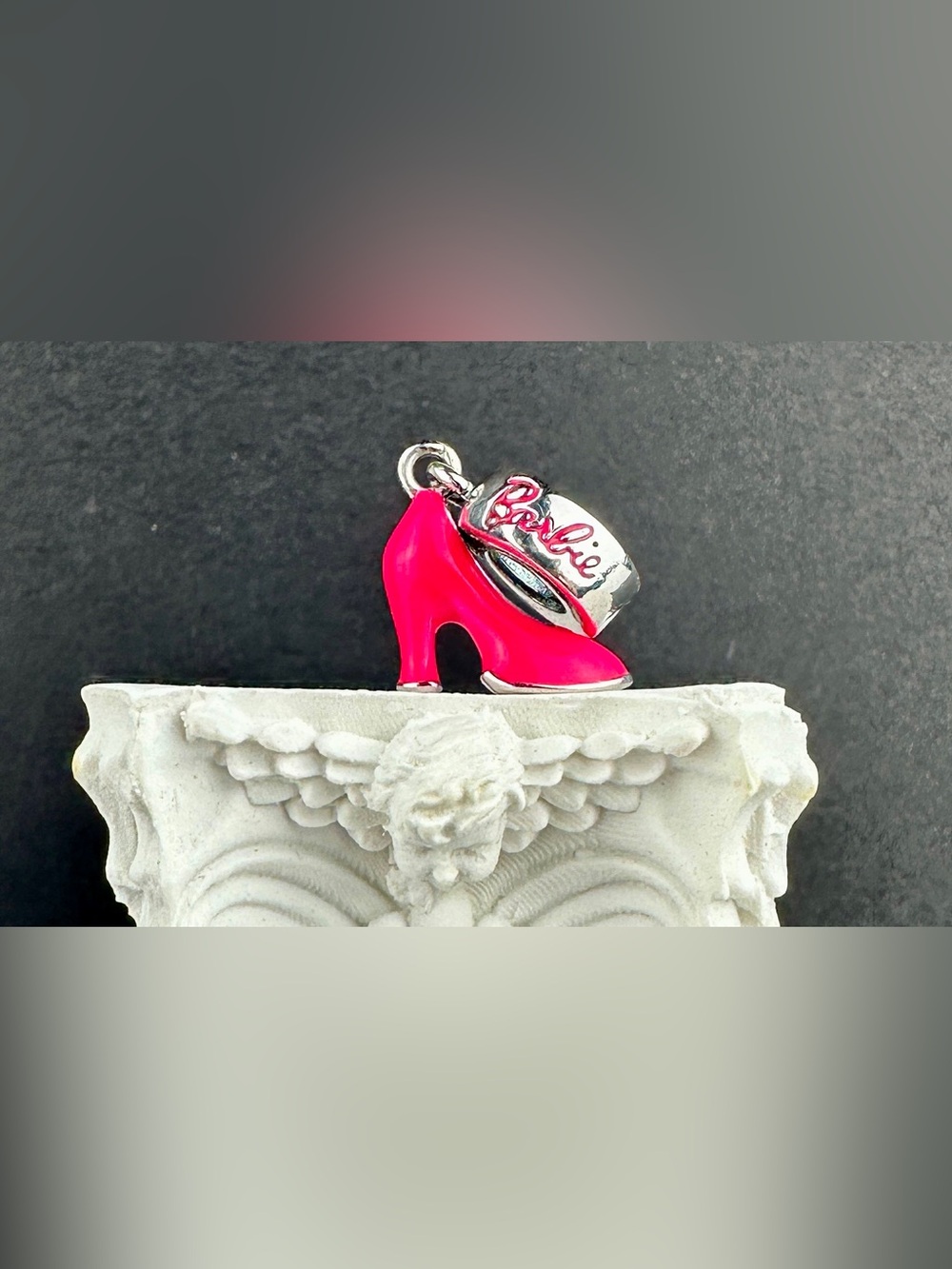 Barbie Pink High Heel Shoe Charm NEW